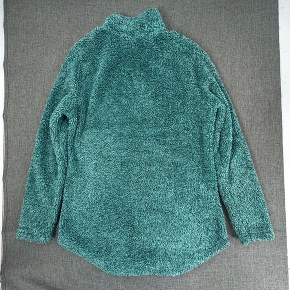 Marleylilly Pullover Cozy‎ Sweater S/M Green High Neck Zipper Polyester - Picture 11 of 13